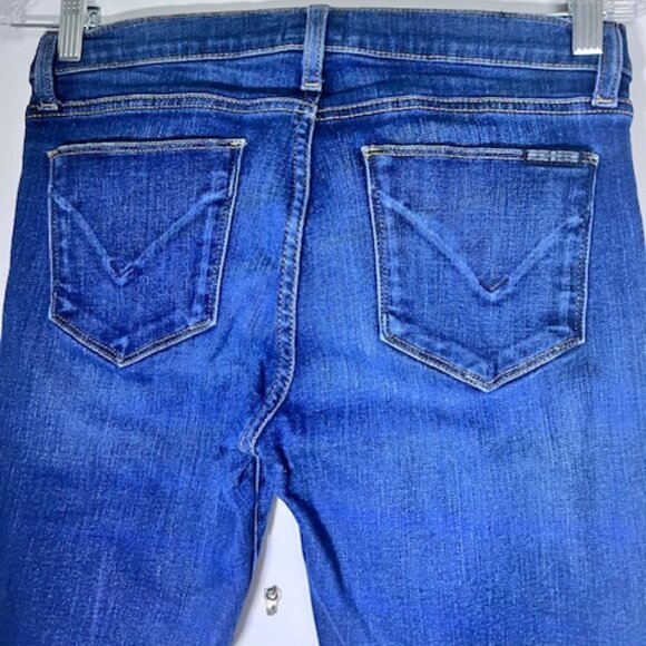 HUDSON KRISTA SUPER SKINNY RAW HEM JEANS SIZE 27 - Picture 8 of 11